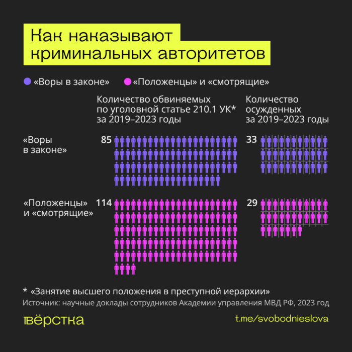 Вор в законе инфографика