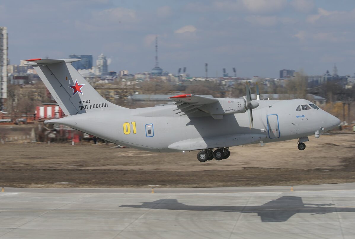 Ил-112В стал первым военно-транспортным самолётом, разработанным в&nbsp;России с&nbsp;нуля в&nbsp;постсоветский период