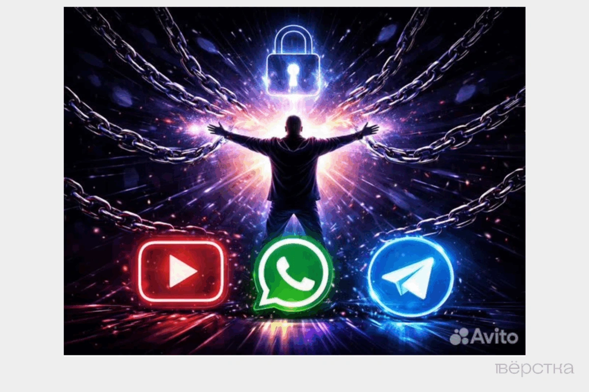 Объявление на&nbsp;Авито, рекламирующее услуги по&nbsp;установке VPN